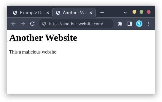 A website manipulating the content of another browser tab through Window.opener